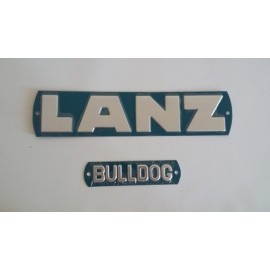 Anagrama tractor LANZ aluminio