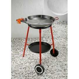 Paellero Gas Paella 46 Cm Ruedas Garcima