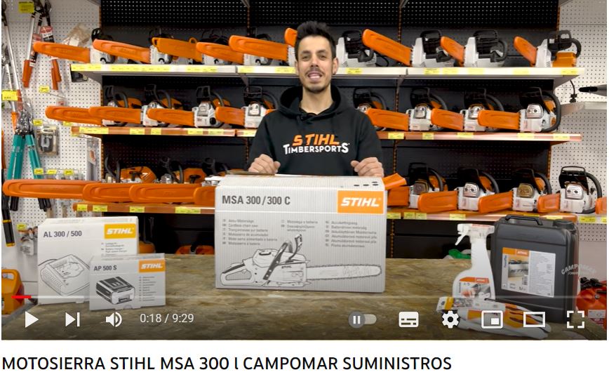 STIHL Motosierra Batería MSA 220.0 TC-0 Sin Batería Ni Cargador